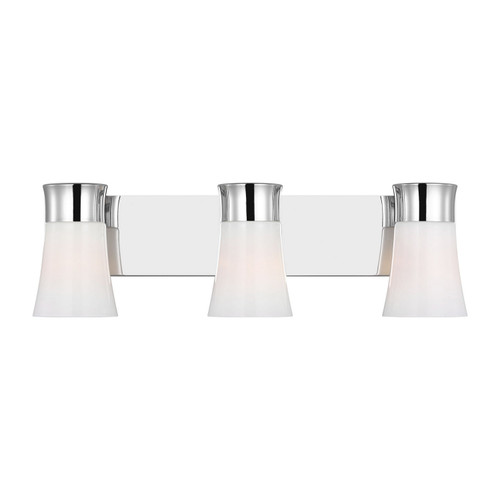 Visual Comfort Studio Roy Three Light Vanity in Chrome - DJV1083CH Visual Comfort Studio Roy Three Light Vanity in Chrome - DJV1083CH