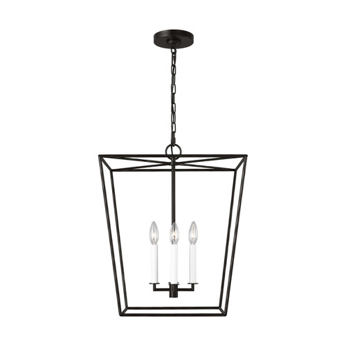 Visual Comfort Studio Viota Four Light Lantern in Aged Iron - EC1344AI Visual Comfort Studio Viota Four Light Lantern in Aged Iron - EC1344AI