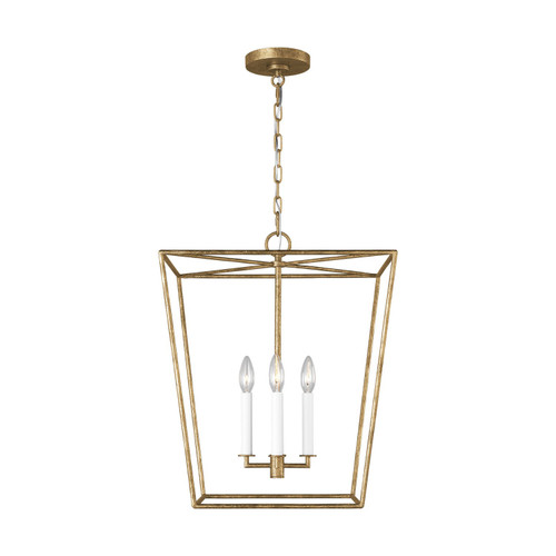 Visual Comfort Studio Viota Four Light Lantern in Casted Gild - EC1344CDG Visual Comfort Studio Viota Four Light Lantern in Casted Gild - EC1344CDG