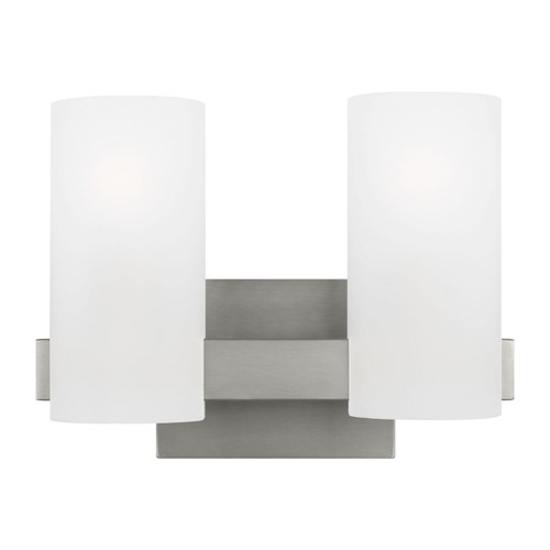 Visual Comfort Studio Rhode Two Light Vanity in Brushed Steel - DJV1102BS Visual Comfort Studio Rhode Two Light Vanity in Brushed Steel - DJV1102BS