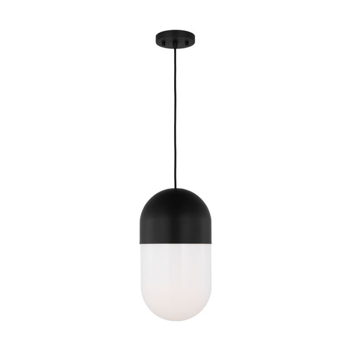 Visual Comfort Studio Foster One Light Pendant in Midnight Black - DJP1141MBK Visual Comfort Studio Foster One Light Pendant in Midnight Black - DJP1141MBK
