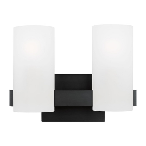 Visual Comfort Studio Rhode Two Light Vanity in Midnight Black - DJV1102MBK Visual Comfort Studio Rhode Two Light Vanity in Midnight Black - DJV1102MBK
