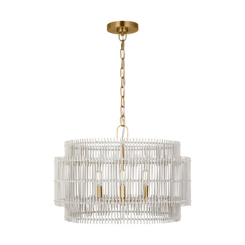 Visual Comfort Studio Elio Four Light Pendant in Burnished Brass - EP1394BBS Visual Comfort Studio Elio Four Light Pendant in Burnished Brass - EP1394BBS
