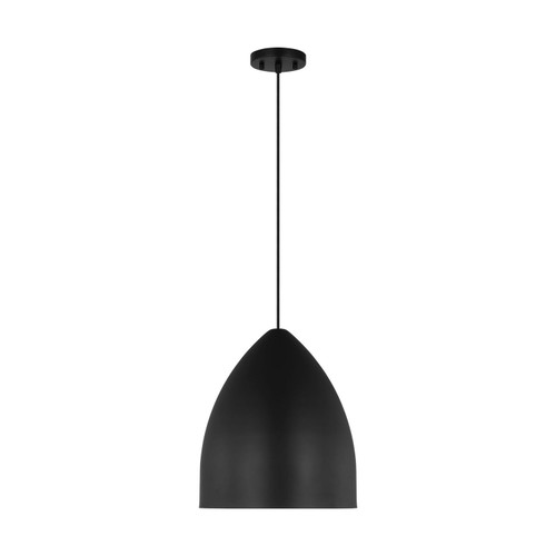 Visual Comfort Studio Huron One Light Pendant in Midnight Black - DJP1151MBK Visual Comfort Studio Huron One Light Pendant in Midnight Black - DJP1151MBK