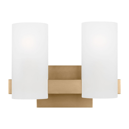 Visual Comfort Studio Rhode Two Light Vanity in Satin Brass - DJV1102SB Visual Comfort Studio Rhode Two Light Vanity in Satin Brass - DJV1102SB
