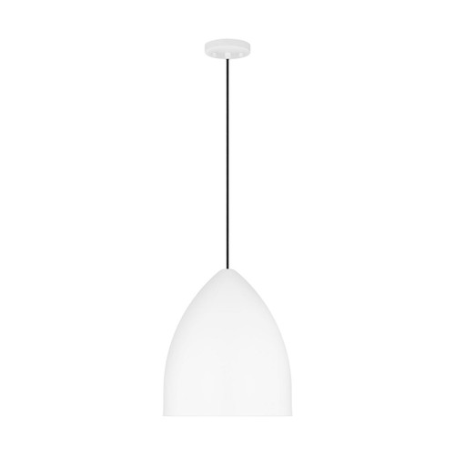 Visual Comfort Studio Huron One Light Pendant in Matte White - DJP1151MWT Visual Comfort Studio Huron One Light Pendant in Matte White - DJP1151MWT