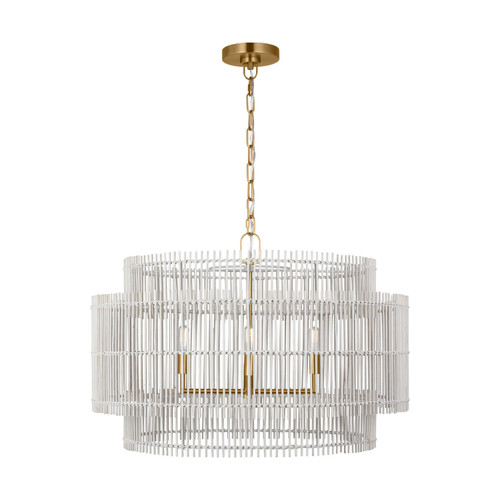 Visual Comfort Studio Elio Four Light Pendant in Burnished Brass - EP1404BBS Visual Comfort Studio Elio Four Light Pendant in Burnished Brass - EP1404BBS