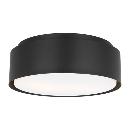 Visual Comfort Studio Dartmore Two Light Flush Mount in Midnight Black - DJF1042MBK Visual Comfort Studio Dartmore Two Light Flush Mount in Midnight Black - DJF1042MBK