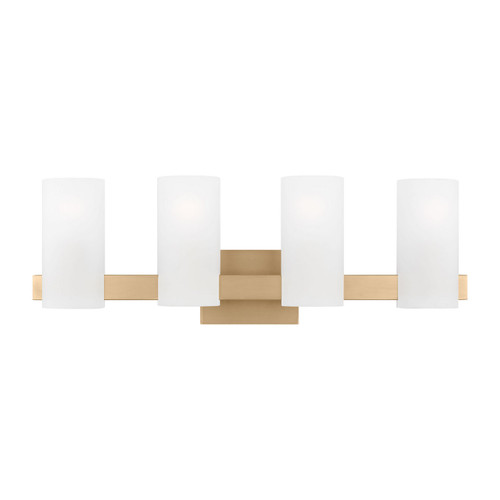 Visual Comfort Studio Rhode Four Light Vanity in Satin Brass - DJV1104SB Visual Comfort Studio Rhode Four Light Vanity in Satin Brass - DJV1104SB