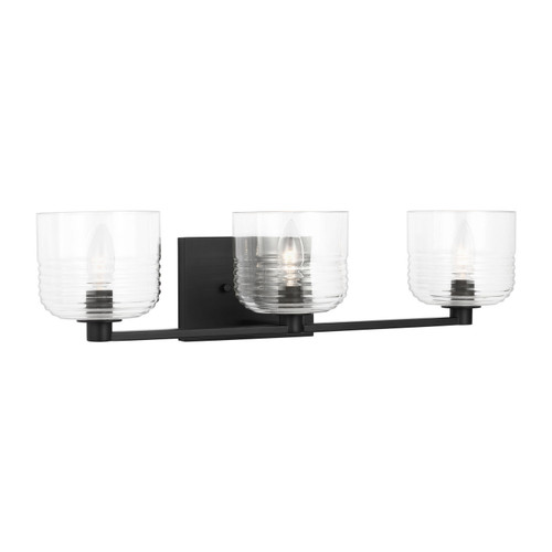 Visual Comfort Studio Lochdale Three Light Vanity in Midnight Black - DJV1113MBK Visual Comfort Studio Lochdale Three Light Vanity in Midnight Black - DJV1113MBK