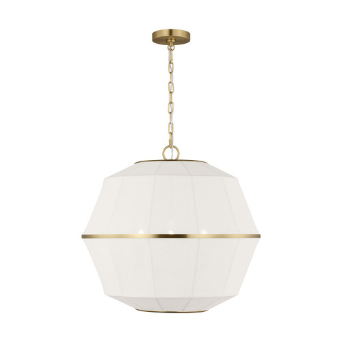 Visual Comfort Studio Hikari Three Light Lantern in Burnished Brass - EP1463BBS Visual Comfort Studio Hikari Three Light Lantern in Burnished Brass - EP1463BBS
