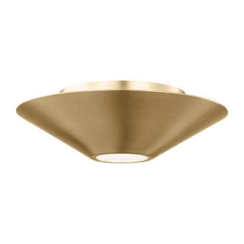 Visual Comfort Studio Echo LED Flush Mount and Sconce in Burnished Brass - KF1121BBS Visual Comfort Studio Echo LED Flush Mount and Sconce in Burnished Brass - KF1121BBS