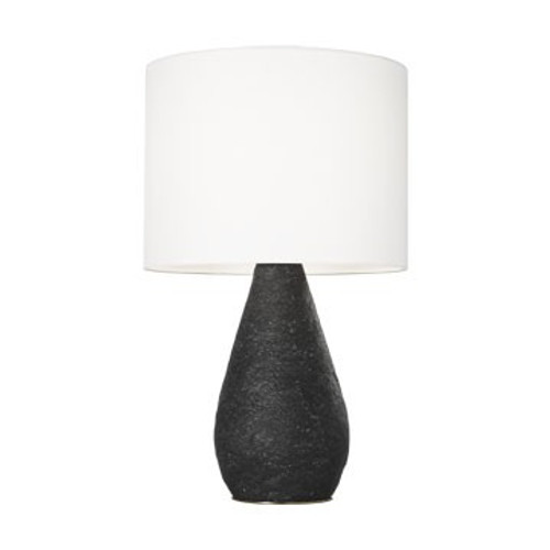 Visual Comfort Studio Breccia One Light Table Lamp in Black Wash - ET1531BLW Visual Comfort Studio Breccia One Light Table Lamp in Black Wash - ET1531BLW