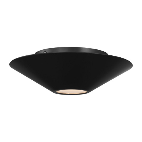 Visual Comfort Studio Echo LED Flush Mount and Sconce in Midnight Black - KF1121MBK Visual Comfort Studio Echo LED Flush Mount and Sconce in Midnight Black - KF1121MBK