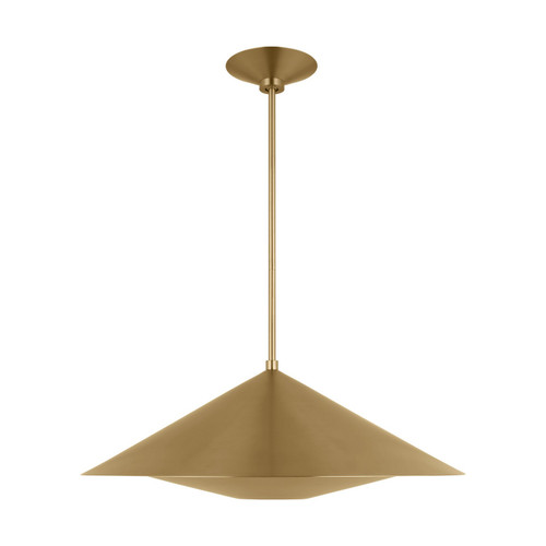 Visual Comfort Studio Echo One Light Pendant in Burnished Brass - KP1171BBS Visual Comfort Studio Echo One Light Pendant in Burnished Brass - KP1171BBS