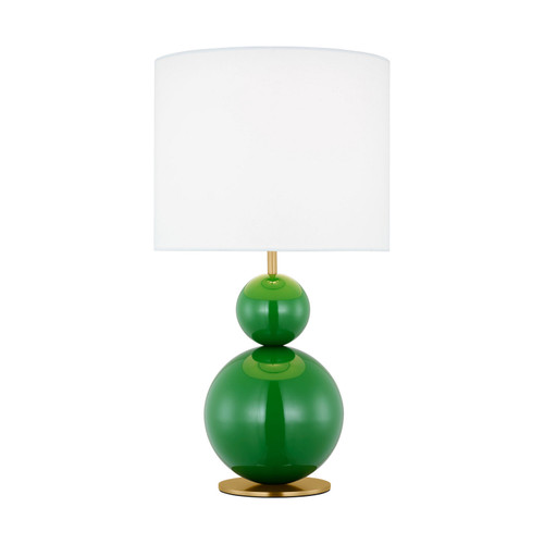 Visual Comfort Studio Suki One Light Table Lamp in Green - KST1221GRN1 Visual Comfort Studio Suki One Light Table Lamp in Green - KST1221GRN1