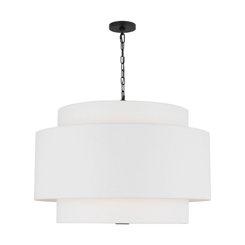 Visual Comfort Studio Sawyer Four Light Pendant in Midnight Black - KSP1184MBK Visual Comfort Studio Sawyer Four Light Pendant in Midnight Black - KSP1184MBK