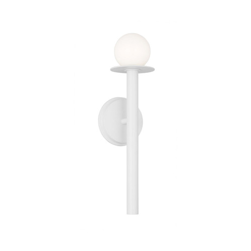 Visual Comfort Studio Nodes One Light Wall Sconce in Matte White - KW1001MWT Visual Comfort Studio Nodes One Light Wall Sconce in Matte White - KW1001MWT