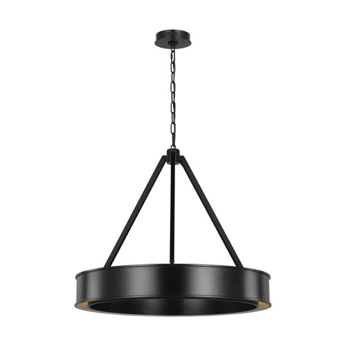 Visual Comfort Studio Leonard LED Chandelier in Aged Iron - LC1211AI-L1 Visual Comfort Studio Leonard LED Chandelier in Aged Iron - LC1211AI-L1