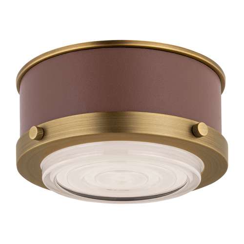 Visual Comfort Studio Marlowe LED Flush Mount in Time Worn Brass - LF1071TWB Visual Comfort Studio Marlowe LED Flush Mount in Time Worn Brass - LF1071TWB