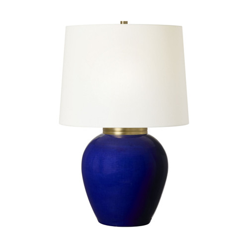 Visual Comfort Studio Lilian One Light Table Lamp in Crystal Cobalt - LT1211CCO Visual Comfort Studio Lilian One Light Table Lamp in Crystal Cobalt - LT1211CCO