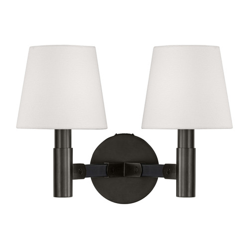 Visual Comfort Studio Grayson Two Light Wall Sconce in Aged Iron - LW1152AI Visual Comfort Studio Grayson Two Light Wall Sconce in Aged Iron - LW1152AI