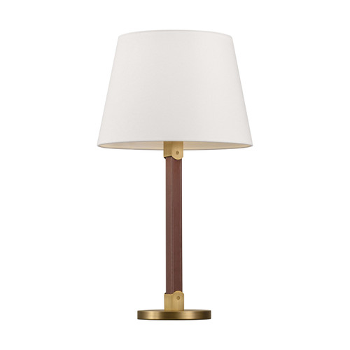 Visual Comfort Studio Grayson One Light Table Lamp in Time Worn Brass - LT1231TWB Visual Comfort Studio Grayson One Light Table Lamp in Time Worn Brass - LT1231TWB
