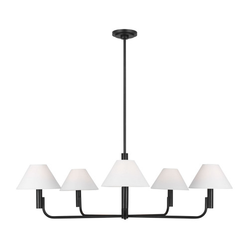 Visual Comfort Studio Colfax Five Light Chandelier in Aged Iron - SLC1005AI Visual Comfort Studio Colfax Five Light Chandelier in Aged Iron - SLC1005AI