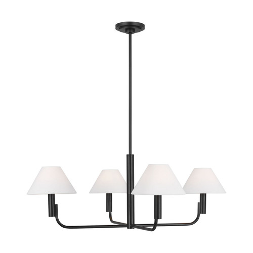 Visual Comfort Studio Colfax Four Light Chandelier in Aged Iron - SLC1014AI Visual Comfort Studio Colfax Four Light Chandelier in Aged Iron - SLC1014AI