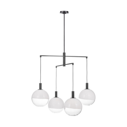 Visual Comfort Studio Torian Four Light Chandelier in Aged Iron - SLC1044AI Visual Comfort Studio Torian Four Light Chandelier in Aged Iron - SLC1044AI