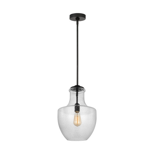 Visual Comfort Studio Baylor One Light Pendant in Midnight Black - P1461MBK Visual Comfort Studio Baylor One Light Pendant in Midnight Black - P1461MBK