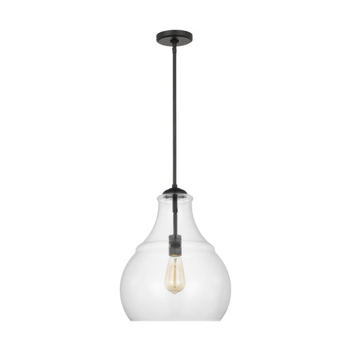 Visual Comfort Studio Zola One Light Pendant in Midnight Black - P1483MBK Visual Comfort Studio Zola One Light Pendant in Midnight Black - P1483MBK