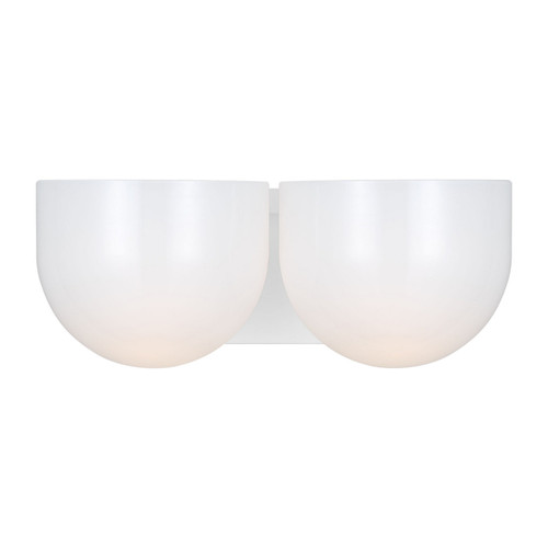 Visual Comfort Studio Cheverny Two Light Vanity in Matte White - LXV1002MWT Visual Comfort Studio Cheverny Two Light Vanity in Matte White - LXV1002MWT