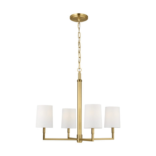 Visual Comfort Studio Danica Four Light Chandelier in Burnished Brass - TC1194BBS Visual Comfort Studio Danica Four Light Chandelier in Burnished Brass - TC1194BBS