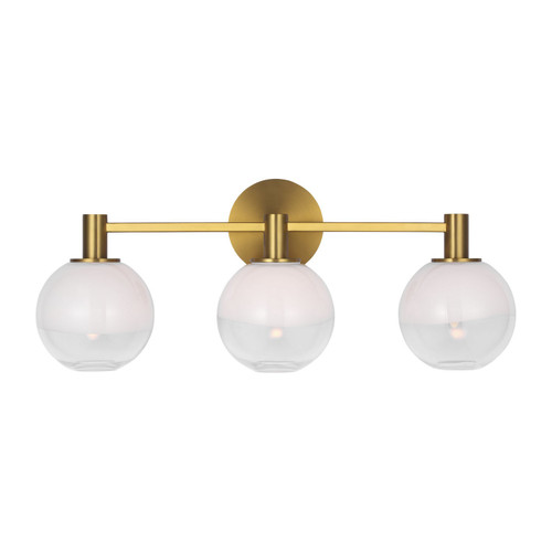 Visual Comfort Studio Torian Three Light Vanity in Burnished Brass - SLV1003BBS Visual Comfort Studio Torian Three Light Vanity in Burnished Brass - SLV1003BBS