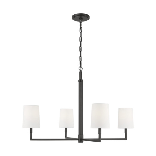 Visual Comfort Studio Danica Four Light Chandelier in Aged Iron - TC1224AI Visual Comfort Studio Danica Four Light Chandelier in Aged Iron - TC1224AI