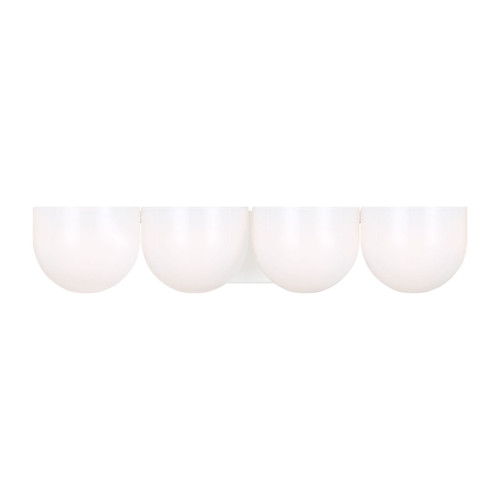 Visual Comfort Studio Cheverny Four Light Vanity in Matte White - LXV1004MWT Visual Comfort Studio Cheverny Four Light Vanity in Matte White - LXV1004MWT
