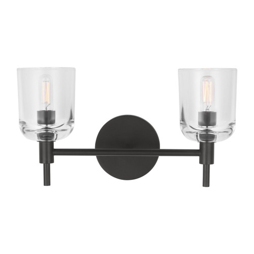 Visual Comfort Studio Hartley Two Light Vanity in Aged Iron - TFV1002AI Visual Comfort Studio Hartley Two Light Vanity in Aged Iron - TFV1002AI