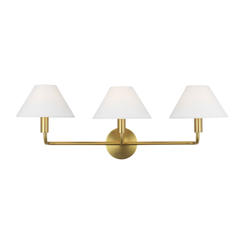 Visual Comfort Studio Colfax Three Light Wall Sconce in Burnished Brass - SLW1023BBS Visual Comfort Studio Colfax Three Light Wall Sconce in Burnished Brass - SLW1023BBS