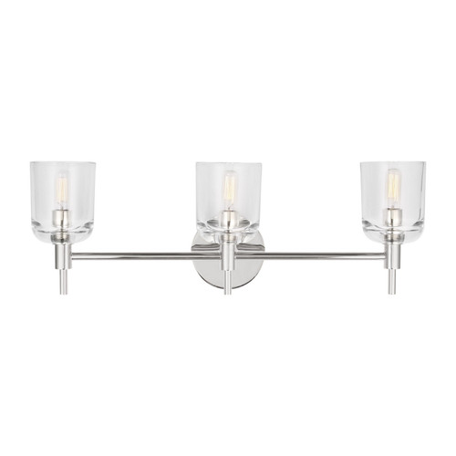Visual Comfort Studio Hartley Three Light Vanity in Polished Nickel - TFV1003PN Visual Comfort Studio Hartley Three Light Vanity in Polished Nickel - TFV1003PN