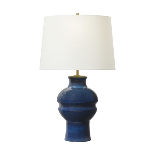 Visual Comfort Studio Nova One Light Table Lamp in Mix Blue Brown - TT1271MBB Visual Comfort Studio Nova One Light Table Lamp in Mix Blue Brown - TT1271MBB