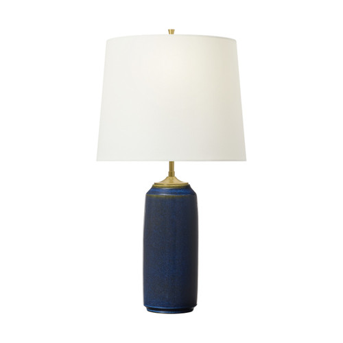 Visual Comfort Studio Cato One Light Table Lamp in Mix Blue Brown - TT1281MBB Visual Comfort Studio Cato One Light Table Lamp in Mix Blue Brown - TT1281MBB