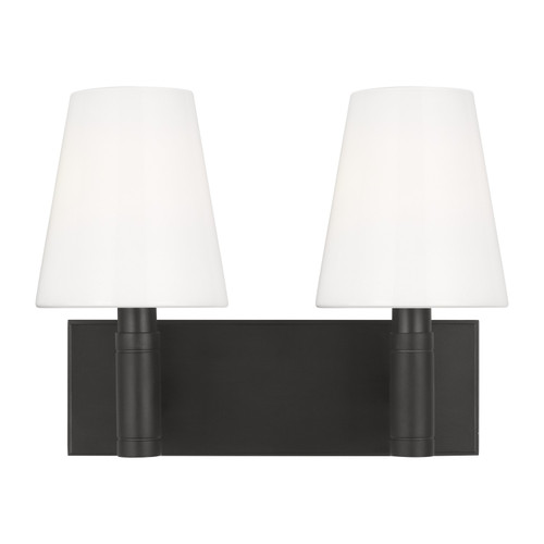 Visual Comfort Studio Beckham Classic Two Light Vanity in Aged Iron - TV1022AI Visual Comfort Studio Beckham Classic Two Light Vanity in Aged Iron - TV1022AI