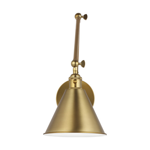 Visual Comfort Studio Salem One Light Wall Sconce in Satin Brass - 4298101-848 Visual Comfort Studio Salem One Light Wall Sconce in Satin Brass - 4298101-848
