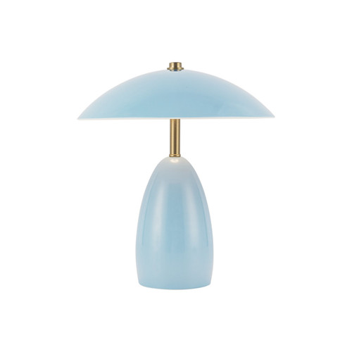 Alora Poppy LED Table Lamp in Cerulean - TL437409CER