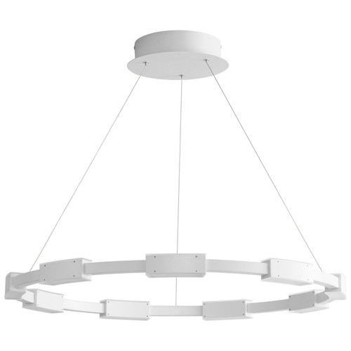 Quorum Dieter LED Pendant in White - 3-23-6