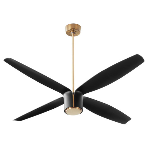 Quorum Samaran 60"Ceiling Fan in Aged Brass - 3-116-4015