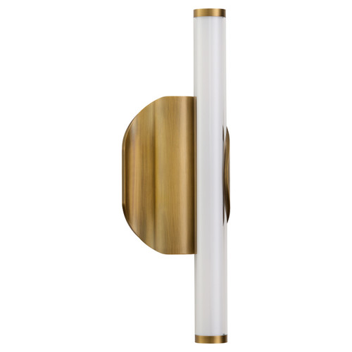 Quorum Ola LED Wall Sconce in Brushed Brass - 3-57-56