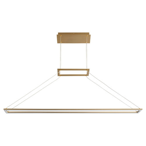 Quorum Xanni LED Pendant in Aged Brass - 3-6055-40