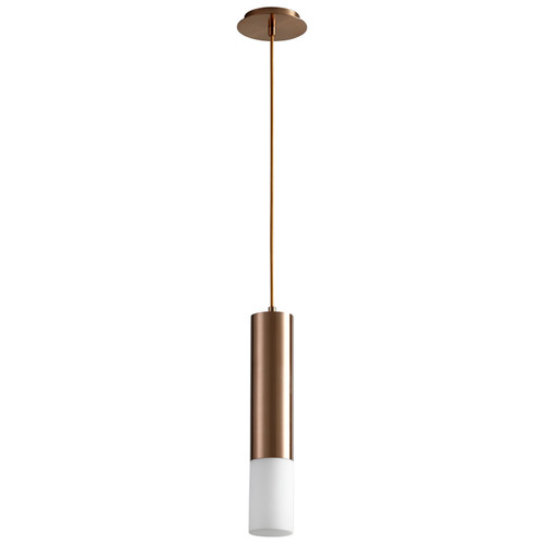 Quorum Opus LED Pendant in Satin Copper - 3-654-125